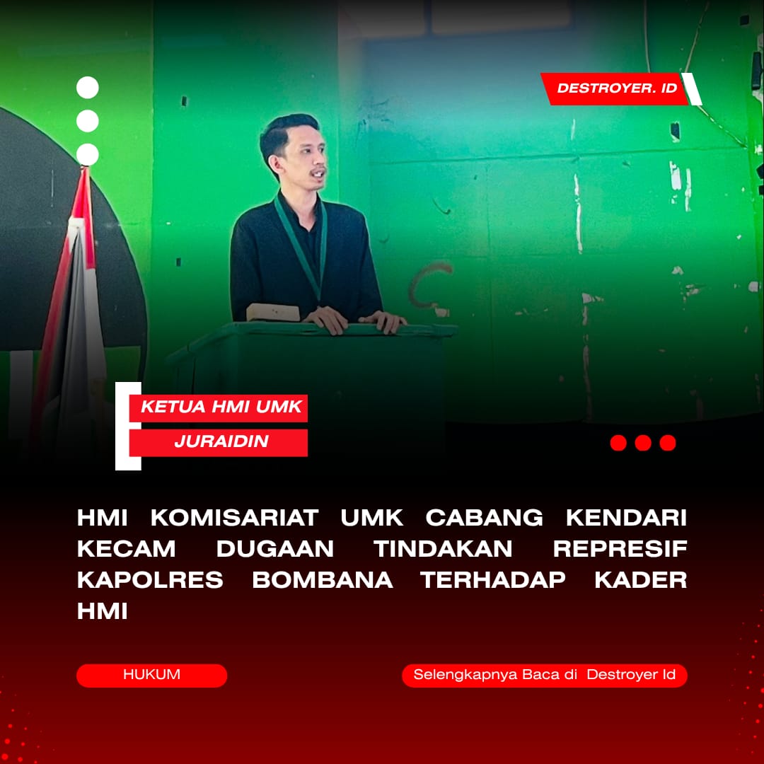 Keterangan: Foto Ketua HMI UMK